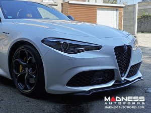 Alfa Romeo Giulia Front Spoiler - Carbon Fiber - Italia Style - Stile Italia - Sport/ Ti/ Veloce - V3